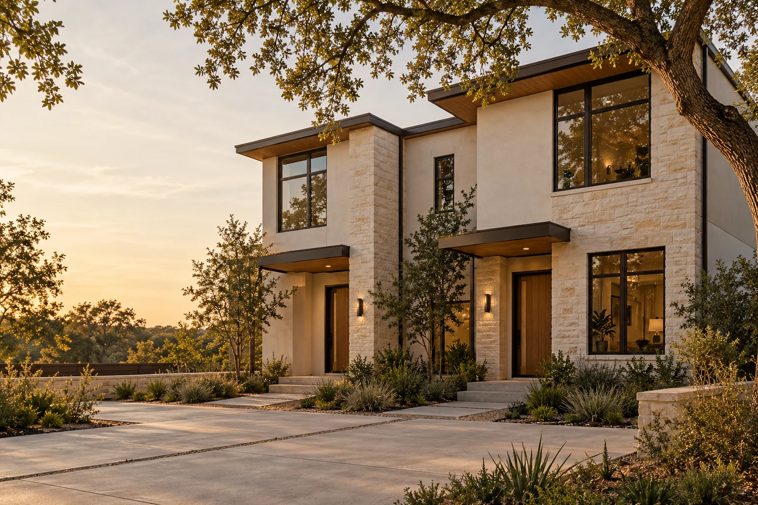 Illustrative contemporary investment property